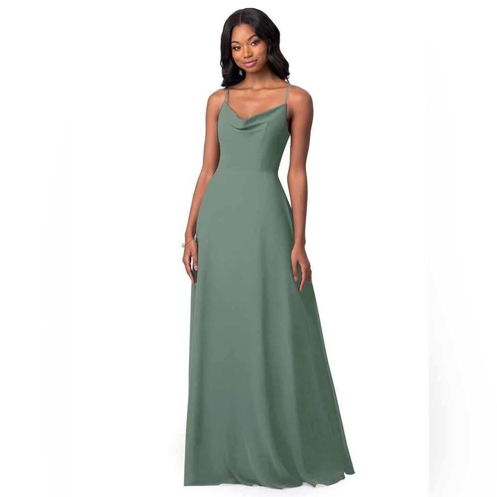 Azazie Daenerys Dress Eucalyptus Size 4